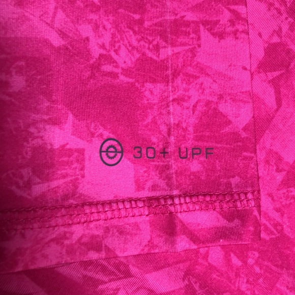 Spyder Men Swim/ Rashguard Long Sleeve Shirt Pink size M - Picture 7 of 7